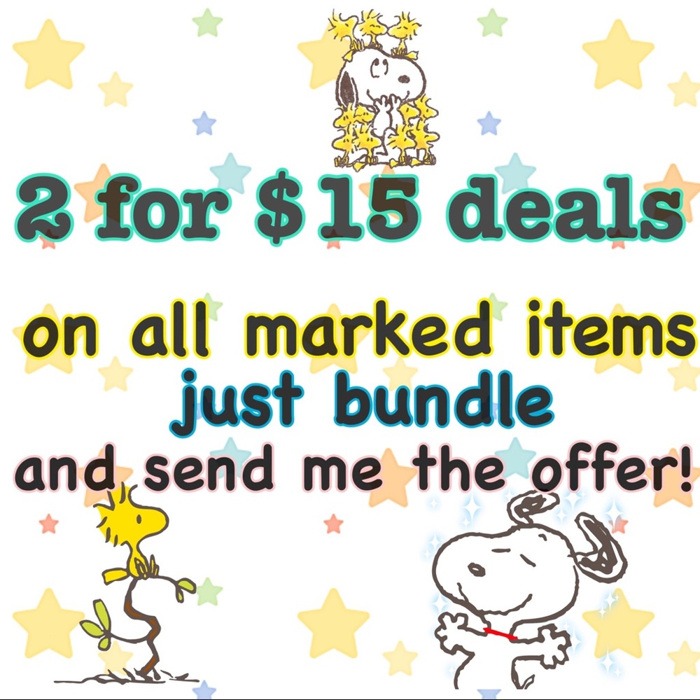 2 for $15 deals